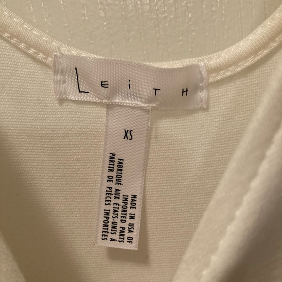 Leith Fit & Flare Midi Dress size XS - white - Picture 4 of 5